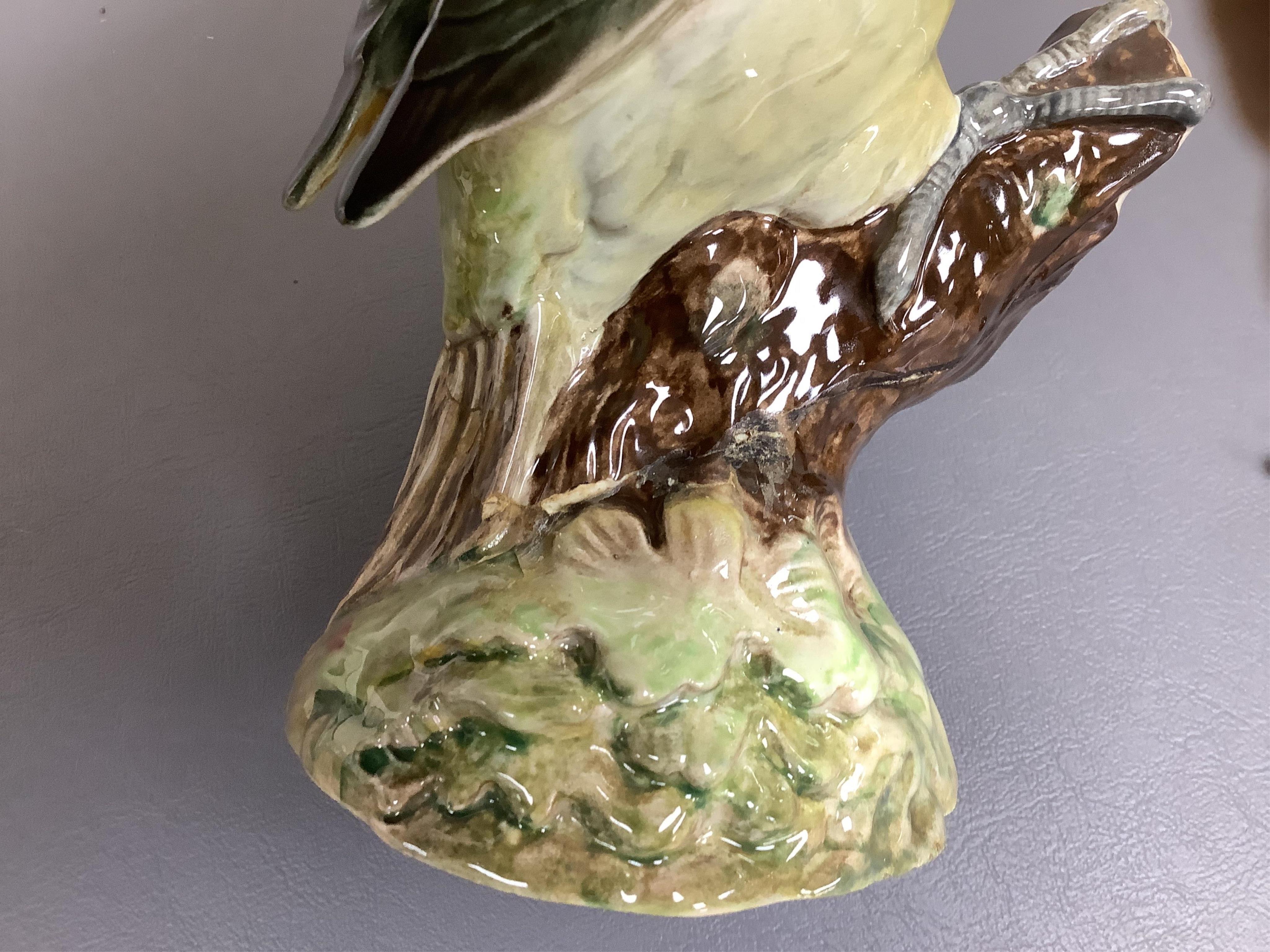 A Beswick woodpecker, two Myott jugs and two Wedgwood teapots and covers, largest 22cm